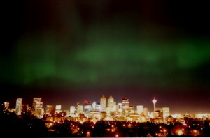 aurora borealis Calgary